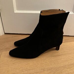 Madewell Dimes Suede Kitten-heel Ankle Boots, 8.5